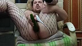 Big juicy russian ass flows during monster cock anal sex