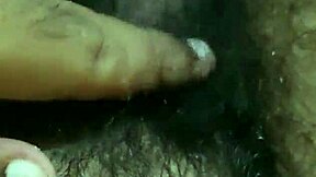 Small uncut cock gets stroked during solo session
