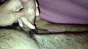 masturbating my hard cock under the sheets