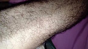 masturbating my hard cock under the sheets