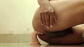 My delicious ass invaded by favorite dildos