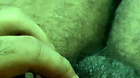 gay masturbating without touching cock with some oil