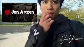Gay Boy Jon Arteen Shows Dick And Ass Outdoor