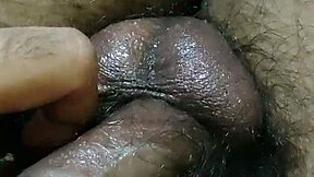 gay rub vaseline with oil on small 18+ cock