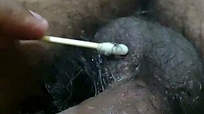 gay masturbating without touching cock with some oil