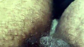 gay masturbating without touching cock with some oil