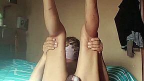 horny guy talks dirty during anal and cum
