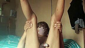 horny guy talks dirty during anal and cum