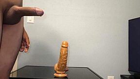 me cumming so hard with this thick toy inside