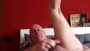ops68ops shows off his thick dildo up close