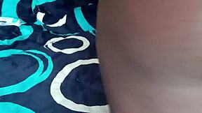 oiling my fat ass with amateur anal toy play