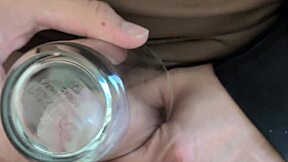 Dirty object play joi fuck a glass with your pre-cum and spit intense glass play challenge and edging instruction
