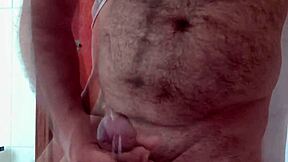 Secret Handjob Ends With A Huge Load In The Sink