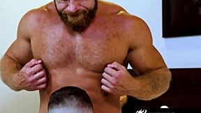 Hunk bottom begs for beefy muscles fist and thick dick?