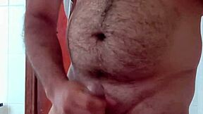 Secret Handjob Ends With A Huge Load In The Sink