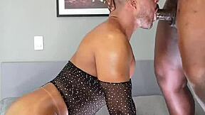 Hot Femboy In Lingerie Sucking Big Cock