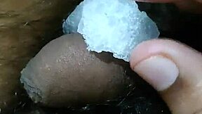 Hot Sexy Cock Refresh With Cooling Ice Cubes