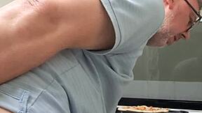 Pizza Rear With Amateur Anal Toy Play