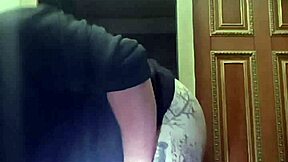 The Tattooed Russian Whore Is Masturbating Her Small Penis