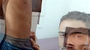 Taking Huge Cum All Over Face