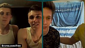 คู่รักเกย์หื่นๆ เจคอบ โจนส์ และ ไอแซค เจค โจชัว สตอร์ม ในเซ็กซ์เวิร์กเอาท์ที่บ้าน