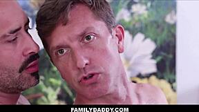 Hot Stepson Threesome with Stepdad and Hunk Boyfriend Asher Day