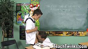 Hur hanterar twinks Dustin Revees och Leo Page hardcore anal?