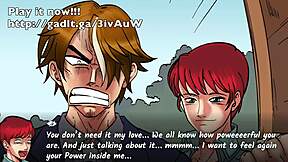 Gej harem anime priča se odvija sa akcijom velikog kurca u delu 01.