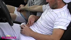 Picked Up a French Hitchhiker for Car Blowjob. He Paid with Meat! 😜