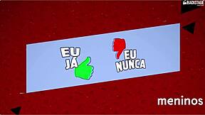 Zákulisní tajemství s Edem Oliveirou v divokém twink trojce deepthroat