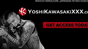 Underdanig Yoshi Kawasaki udholder hardcore fist torment