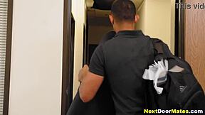 Fake Masseur Fucks Office Clerk Bareback in Secret