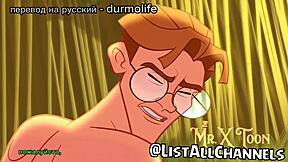 Mailo dan Tarzan dalam aksi kartun gay panas