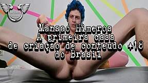 Sam se drka z masivnim kurcem