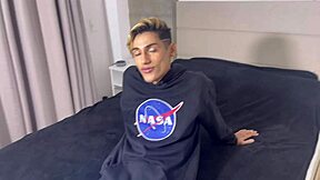 My brother-in-law fell for the young guy's charm outdoors