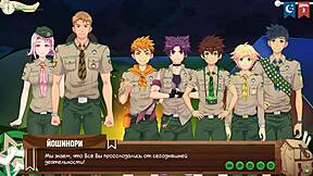 俄罗斯小鲜肉森林徒步游戏营地