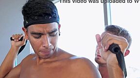 Workout Buddies Explore Sweaty Cocks with Intense Anal Play