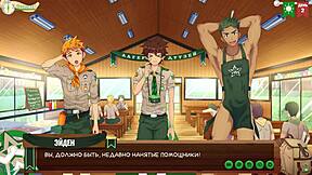 该死！游戏朋友营地第2集 - 泰加俄罗斯小伙亲密！