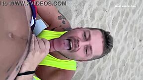 Barselona Gay Plajında Vahşi Açık Hava Avı