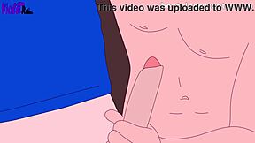 Ei, confira esse cartoon gay 2D com boquete quente!