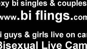 Raaka biseksuaali kolmikko syntymäpäiväyllätyksenä