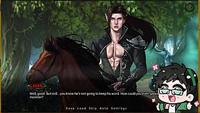 Můj kink s nafouknutým břichem prozkoumán v Orc Covenant anime demu.