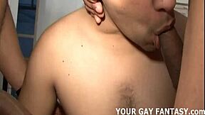 准备好今晚狂野硬核同性恋三人行！