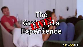 ストレートジョックスの初アナルフリップファック？