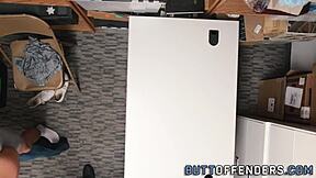 Gay Shoplifter Caught and Facialized with Monster Cock in HD